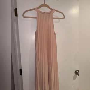 H&M Pleated Pink Dress